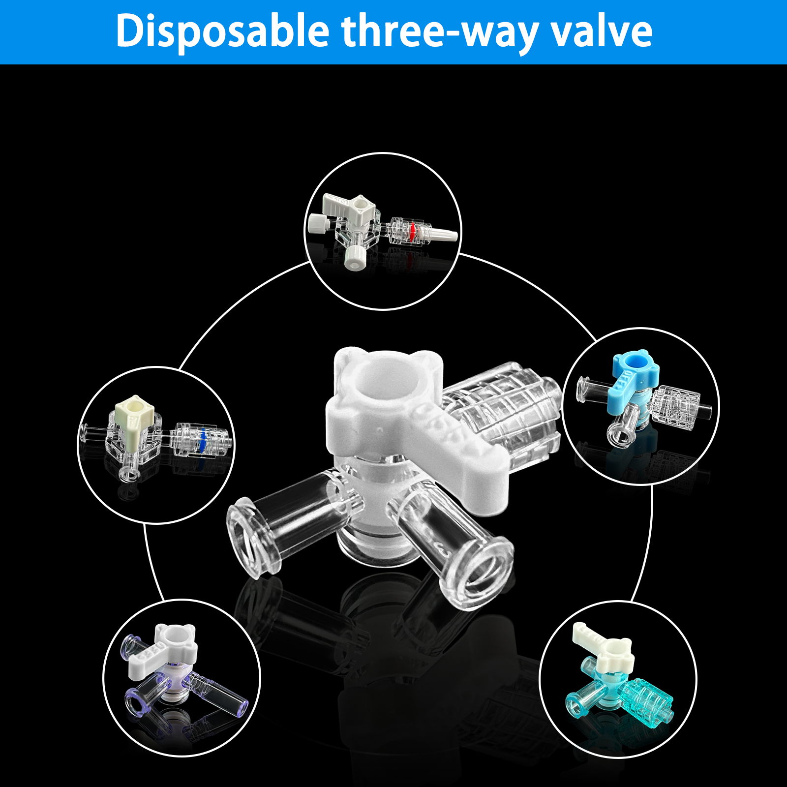 50 three-way stopcock valves,  - Medical Labs 리뷰 및 가격