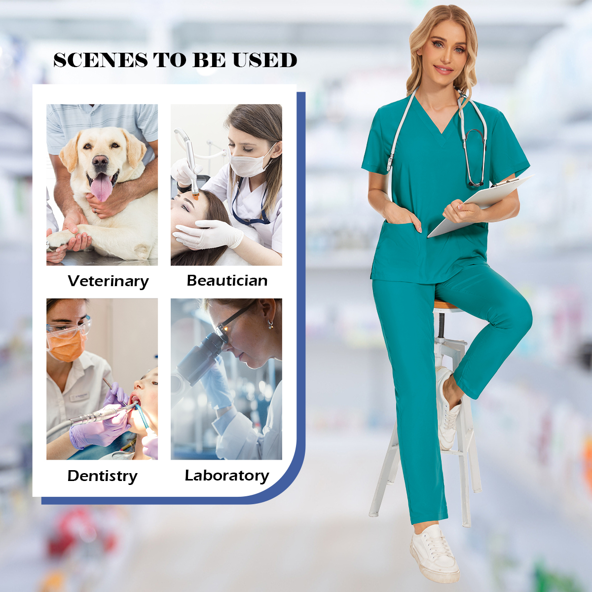 Medical Scrub Health Professio - Medical Lab Professional 리뷰 및 가격