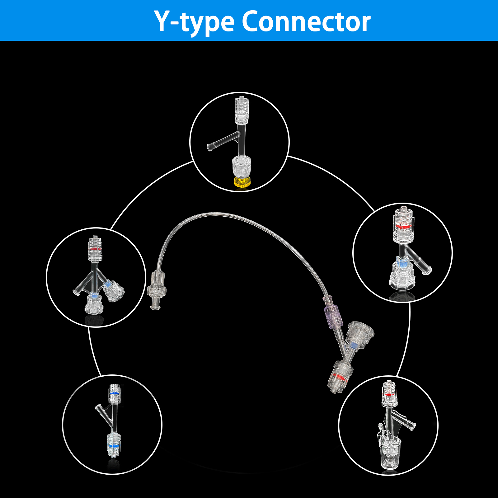 50-Piece Y-Connector Set for R - Medical Labs 리뷰 및 가격