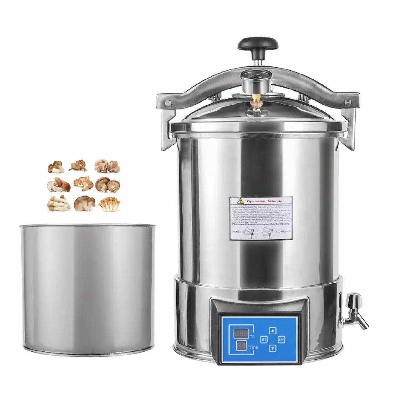 24L Portable Autoclave with Di - Medical Lab Furniture 리뷰 및 가격