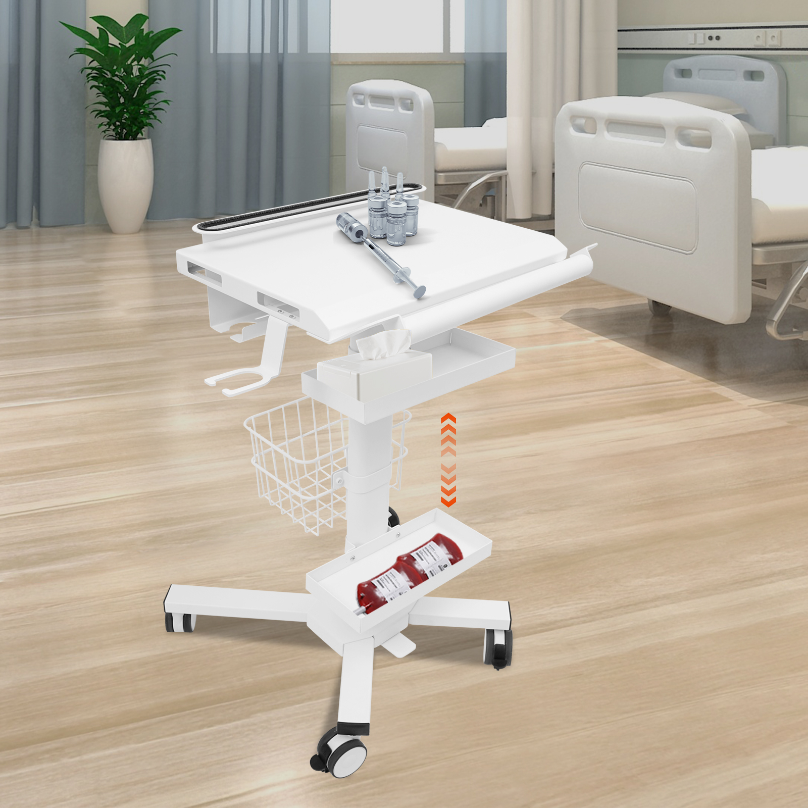 Medical Cart, Spacious Work Ta - Medical Lab Furniture 리뷰 및 가격