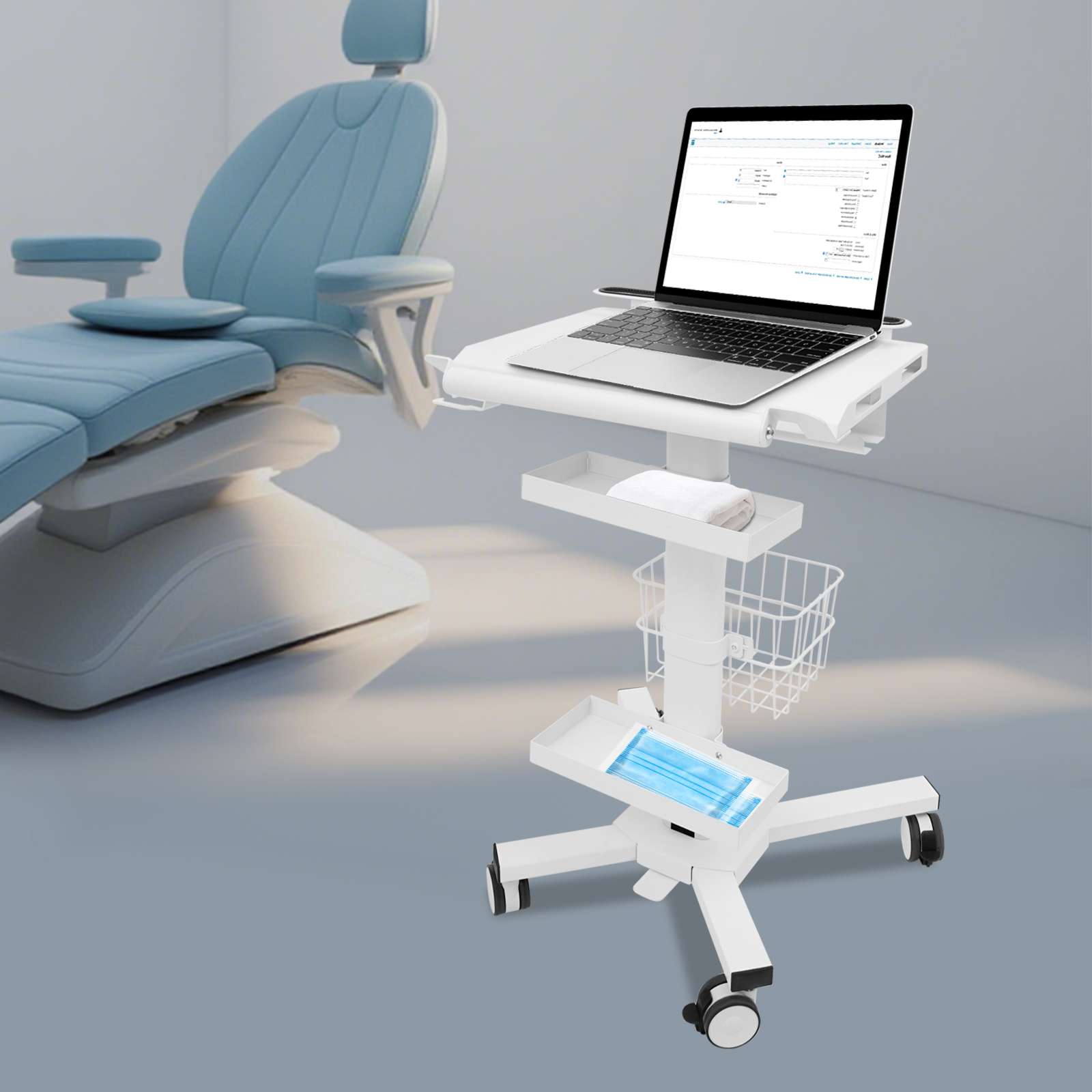Medical Cart, Spacious Work Ta - Medical Lab Furniture 리뷰 및 가격