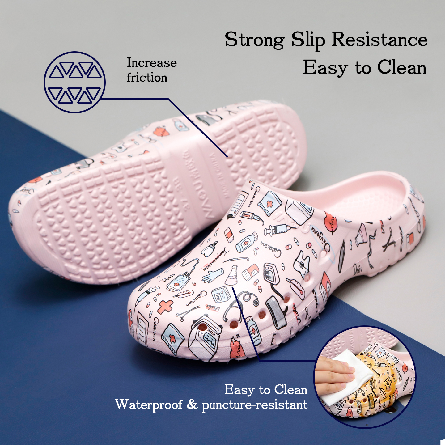 Medical Print Shoes EVA Non-sl - Medical Labs 리뷰 및 가격